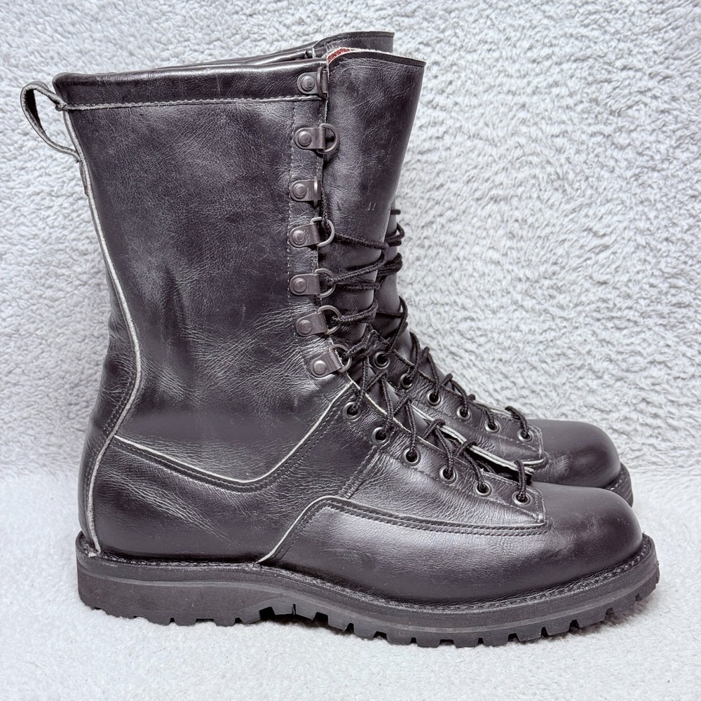 Danner Fort Lewis Mens Size 11 Combat Boots 69110 Black Leather Gore-Tex 200G